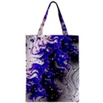 Fractal Lava Zipper Classic Tote Bag