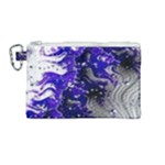 Fractal Lava Canvas Cosmetic Bag (Medium)