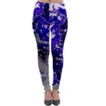 Fractal Lava Lightweight Velour Leggings