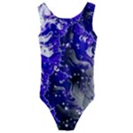 Fractal Lava Kids  Cut-Out Back One Piece Swimsuit