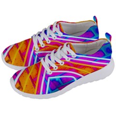 Pop Art Neon Wall Men s Lightweight Sports Shoes by essentialimage365