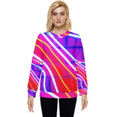 Pop Art Neon Lights Hidden Pocket Sweatshirt by essentialimage365