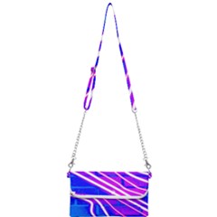 Pop Art Neon Wall Mini Crossbody Handbag by essentialimage365