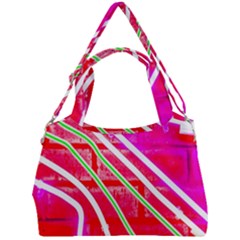 Pop Art Neon Wall Double Compartment Shoulder Bag by essentialimage365