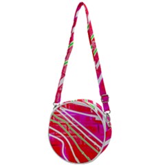 Pop Art Neon Wall Crossbody Circle Bag by essentialimage365