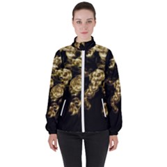 Bud Gilt  Women s High Neck Windbreaker by MRNStudios