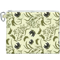 Folk Flowers Art Pattern Floral Abstract Surface Design  Seamless Pattern Canvas Cosmetic Bag (xxxl) by Eskimos