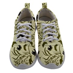 Folk Flowers Art Pattern Floral Abstract Surface Design  Seamless Pattern Athletic Shoes by Eskimos