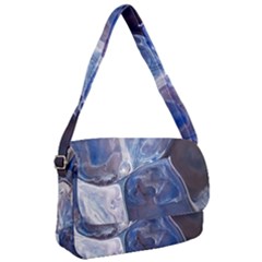 Abstract Blue Courier Bag