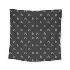 Bicycle Signal Street Motif Print Pattern Square Tapestry (small) by dflcprintsclothing