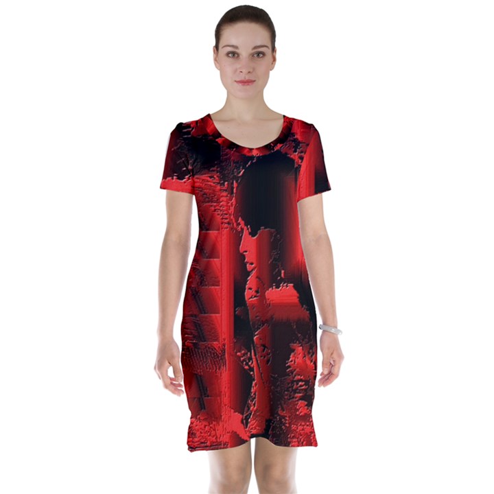 Red Light Short Sleeve Nightdress