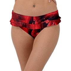 Red Light Frill Bikini Bottom by MRNStudios