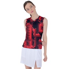 Red Light Women s Sleeveless Sports Top by MRNStudios