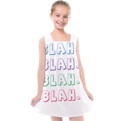 Blah Blah Kids  Cross Back Dress by designsbymallika