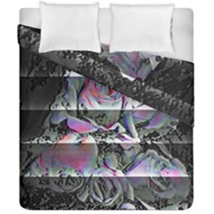 Techno Bouquet Duvet Cover Double Side (california King Size) by MRNStudios