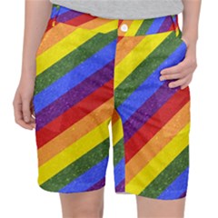 Lgbt Pride Motif Flag Pattern 1 Pocket Shorts by dflcprintsclothing