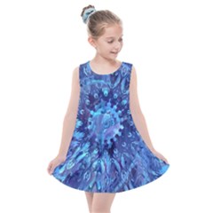 Fuzzball Mandala Kids  Summer Dress by MRNStudios