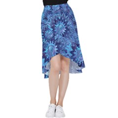 Fuzzball Mandala Frill Hi Low Chiffon Skirt by MRNStudios