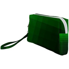 Zappwaits-green Wristlet Pouch Bag (small) by zappwaits