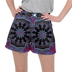 Framed Mandala Ripstop Shorts by MRNStudios