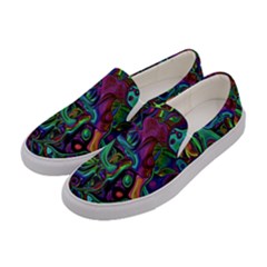 Brain Melt Women s Canvas Slip Ons by MRNStudios