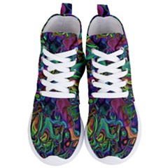 Brain Melt Women s Lightweight High Top Sneakers by MRNStudios