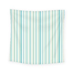 Green Stripes Square Tapestry (small) by designsbymallika