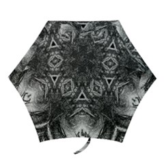 Boho Biohazard Mini Folding Umbrellas by MRNStudios