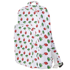 Cherries Love Double Compartment Backpack by designsbymallika