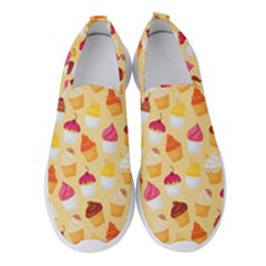 Cupcakes Love Women s Slip On Sneakers by designsbymallika