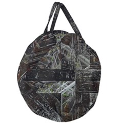 Brakkett Giant Round Zipper Tote by MRNStudios