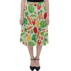 Vegetables Love Classic Midi Skirt by designsbymallika