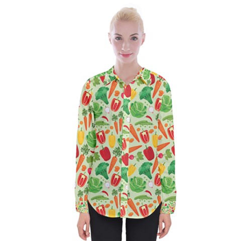 Vegetables Love Womens Long Sleeve Shirt by designsbymallika