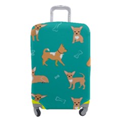 Cute Chihuahua Dogs Luggage Cover (small) by SychEva