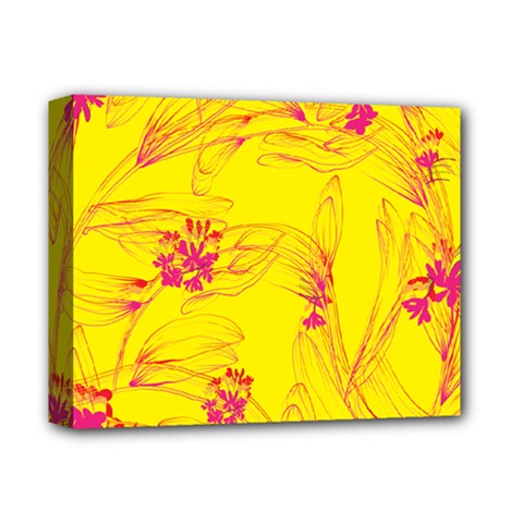 Floral Abstract Pattern Deluxe Canvas 14  X 11  (stretched) by designsbymallika