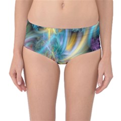 Colorful Thoughts Mid-waist Bikini Bottoms