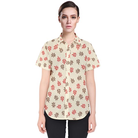 Ashleaf Maple Women s Short Sleeve Shirt by tmsartbazaar