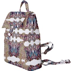 Rows Of Marbled Collage Buckle Everyday Backpack by kaleidomarblingart