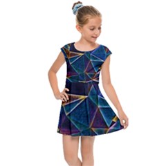 Broken Bubbles Kids  Cap Sleeve Dress