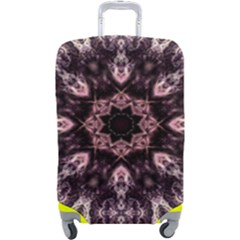Rose Gold Mandala Luggage Cover (large) by MRNStudios