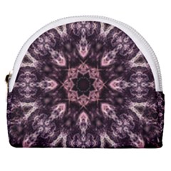 Rose Gold Mandala Horseshoe Style Canvas Pouch by MRNStudios