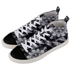 Gemini Mandala Men s Mid-top Canvas Sneakers by MRNStudios