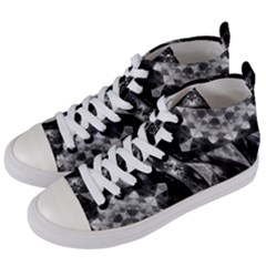 Gemini Mandala Women s Mid-top Canvas Sneakers by MRNStudios