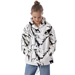 Paul Alien Kids  Oversized Hoodie by KenArtShop