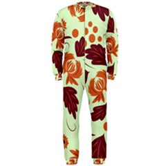 Folk Flowers Pattern Onepiece Jumpsuit (men)  by Eskimos