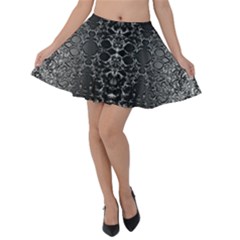 Mitosis Velvet Skater Skirt by MRNStudios