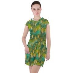 Love To The Flowers And Colors In A Beautiful Habitat Drawstring Hooded Dress by pepitasart