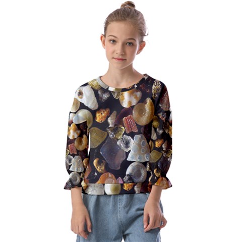 250x Sand Kids  Cuff Sleeve Top by SomethingForEveryone