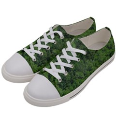 Leafy Forest Landscape Photo Women s Low Top Canvas Sneakers by dflcprintsclothing
