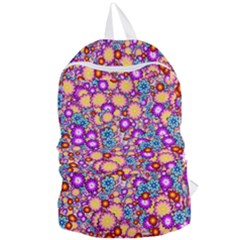 Flower Bomb1 Foldable Lightweight Backpack by PatternFactory